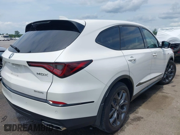 2024 Acura MDX w/A-Spec Package z VIN 5J8YE1H06RL011032, wystawiony jako IAAI lot #42308596 z przebiegiem 9 201 mil mil oraz . Historia ofert i sprzedaży dostępna na DreamBid. Obrazek 4.