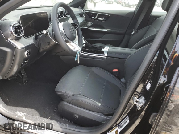 2024 Mercedes-Benz C 300 with VIN W1KAF4GB2RR237847, listed as a Copart auction lot 49126015 with 1,223 mi miles and Salvage Title. Bid and sale history available at DreamBid. Image 7.
