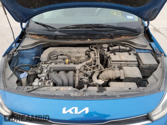 2022 Kia Rio LX with VIN 3KPA24AD6NE481247, listed as a Copart auction lot 45345005 with 0 mi miles and Clean Title. Bid and sale history available at carsss.com. Image 11.