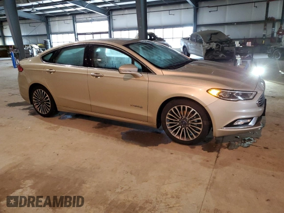 2018 Ford Fusion Hybrid Titanium with VIN 3FA6P0RU4JR206022, listed as a Copart auction lot 73208162 with 0 mi miles. Bid and sale history available at carsss.com. Image 4.