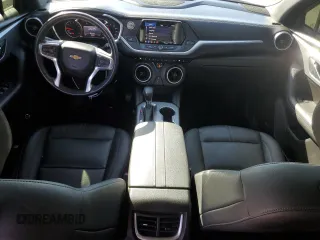 2021 Chevrolet Blazer LT with VIN 3GNKBDR41MS510296, listed as a Copart auction lot 43761245 with 47,009 mi miles and Salvage title. Bid and sale history available at DreamBid. Image 8.