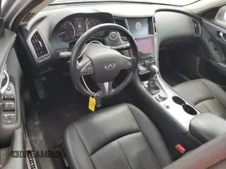 2014 Infiniti Q50 Premium with VIN JN1BV7AR2EM700072, listed as a Copart auction lot 54934445 with 97,381 mi miles and Salvage title. Bid and sale history available at DreamBid. Image 8.
