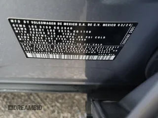 2024 Volkswagen Tiguan SE с VIN 3VV3B7AX9RM106728, выставлен на аукционе IAAI как лот 42845194 с пробегом 23 946 миль миль и . История ставок и продаж доступна на DreamBid. Изображение 28.
