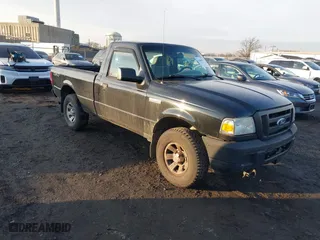 2007 Ford Ranger XL with VIN 1FTYR11U87PA09921, listed as a IAAI auction lot 41460931 with 170,276 mi miles. Bid and sale history available at carsss.com. Image 1.