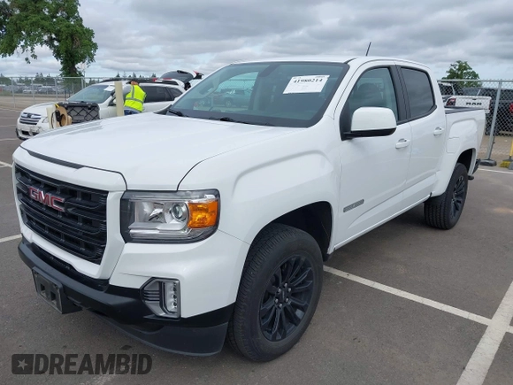 2022 GMC Canyon 2WD Elevation with VIN 1GTG5CEN6N1287500, listed as a IAAI auction lot 41980214 with 13,337 mi miles. Bid and sale history available at carsss.com. Image 17.