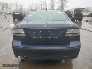 2005 Saab 9-3 with VIN YS3FD45Y751056175, listed as a Copart auction lot 52386235 with 211,414 mi miles and Salvage Title. Bid and sale history available at carsss.com. Image 6.