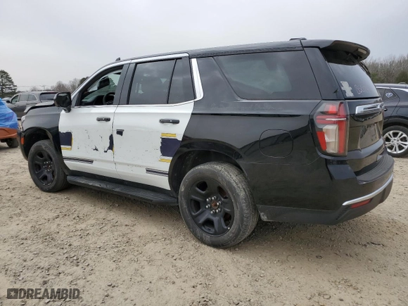 2021 Chevrolet Tahoe Commercial with VIN 1GNSCLED8MR431904, listed as a Copart auction lot 48432955 with 61,258 mi miles and Salvage Title. Bid and sale history available at carsss.com. Image 2.