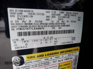 2020 Ford Expedition Limited with VIN 1FMJU1KT7LEA99876, listed as a Copart auction lot 86305714 with 103,572 mi miles and Salvage Title. Bid and sale history available at carsss.com. Image 14.