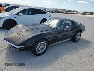 1969 Chevrolet Corvette z VIN 194379S728674, wystawiony jako Copart lot #77126284 z przebiegiem Nie podano mil oraz Szkoda całkowita • Salvage title. Historia ofert i sprzedaży dostępna na DreamBid. Obrazek 1.