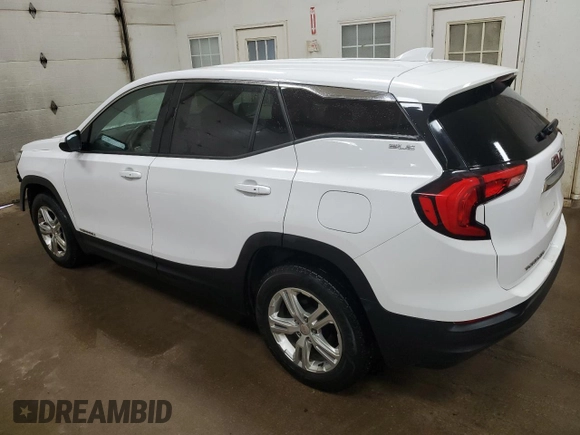 2018 GMC Terrain SLE with VIN 3GKALMEV7JL402338, listed as a Copart auction lot 77337854 with 144,904 mi miles and Salvage Title. Bid and sale history available at carsss.com. Image 2.