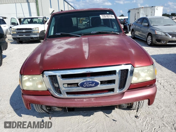 2010 Ford Ranger XL with VIN 1FTKR1ED7APA61421, listed as a Copart auction lot 72618714 with 126,631 mi miles and Non repairable. Bid and sale history available at DreamBid. Image 5.