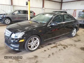 2012 Mercedes-Benz C 300 Sport with VIN WDDGF8BB2CR198144, listed as a Copart auction lot 55642915 with 46,640 mi miles and Salvage Title. Bid and sale history available at DreamBid. Image 1.