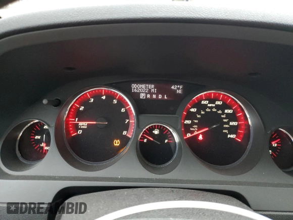 2010 GMC Acadia SLT1 with VIN 1GKLVMED8AJ174058, listed as a Copart auction lot 50863025 with 162,022 mi miles and Salvage Title. Bid and sale history available at carsss.com. Image 9.