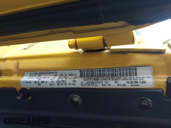 2001 Jeep Wrangler Sport with VIN 1J4FA49S81P370778, listed as a IAAI auction lot 42715015 with 123,259 mi miles and . Bid and sale history available at DreamBid. Image 9.