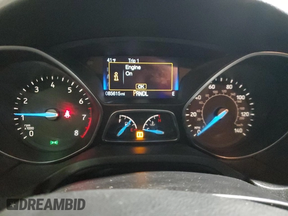 2016 Ford Focus SE with VIN 1FADP3F24GL244241, listed as a Copart auction lot 46264495 with 85,615 mi miles and Clean Title. Bid and sale history available at carsss.com. Image 9.