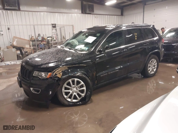 2021 Jeep Grand Cherokee Laredo X with VIN 1C4RJFAG6MC655920, listed as a IAAI auction lot 41491572 with 73,688 mi miles. Bid and sale history available at carsss.com. Image 17.