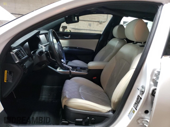 2016 Kia Optima SXL Turbo with VIN 5XXGV4L26GG052021, listed as a Copart auction lot 54018535 with 109,409 mi miles and Salvage title. Bid and sale history available at DreamBid. Image 7.