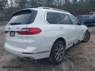 2022 BMW X7 xDrive40i with VIN 5UXCW2C03N9K30717, listed as a IAAI auction lot 41729944 with 47,997 mi miles. Bid and sale history available at carsss.com. Image 4.