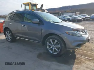 2013 Nissan Murano SL with VIN JN8AZ1MW5DW305483, listed as a IAAI auction lot 41754283 with 114,701 mi miles. Bid and sale history available at carsss.com. Image 1.