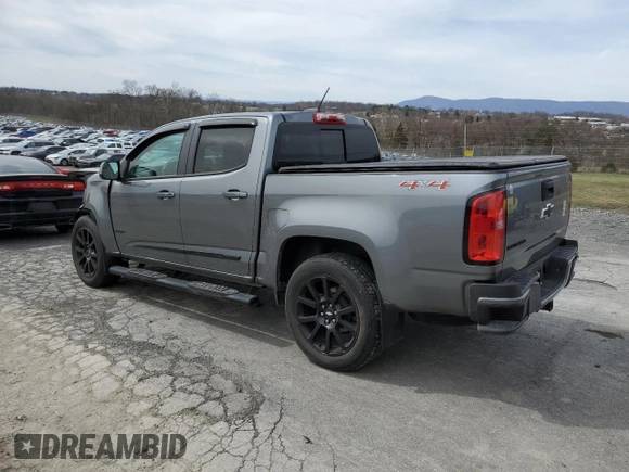 2020 Chevrolet Colorado 4WD LT with VIN 1GCGTCEN4L1130681, listed as a Copart auction lot 49801695 with 51,772 mi miles and Salvage title. Bid and sale history available at DreamBid. Image 2.