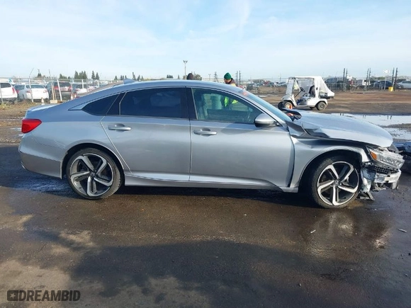 2019 Honda Accord Sedan Sport 1.5T with VIN 1HGCV1F39KA016606, listed as a IAAI auction lot 41809150 with 142,503 mi miles. Bid and sale history available at carsss.com. Image 14.