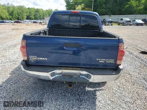2007 Toyota Tacoma PreRunner with VIN 3TMJU62NX7M038489, listed as a Copart auction lot 53845245 with 263,485 mi miles and Salvage Title. Bid and sale history available at DreamBid. Image 6.