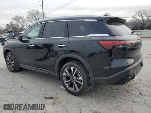 2024 Infiniti QX60 Luxe с VIN 5N1DL1FR5RC355788, выставлен на аукционе Copart как лот 44024865 с пробегом 17 375 миль миль и Списание • Salvage title. История ставок и продаж доступна на DreamBid. Изображение 2.