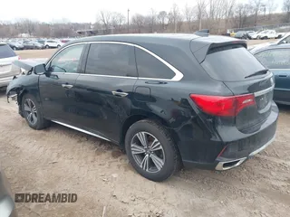 2017 Acura MDX with VIN 5FRYD4H39HB020837, listed as a IAAI auction lot 41217037 with 102,897 mi miles. Bid and sale history available at carsss.com. Image 3.