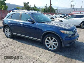 2006 Infiniti FX with VIN JNRAS08WX6X205820, listed as a IAAI auction lot 42737236 with 215,317 mi miles and . Bid and sale history available at DreamBid. Image 1.