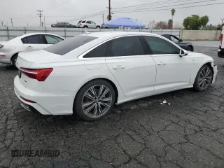2019 Audi A6 Premium Plus with VIN WAUL2AF21KN065741, listed as a Copart auction lot 45146175 with 27,726 mi miles and Salvage Title. Bid and sale history available at carsss.com. Image 3.