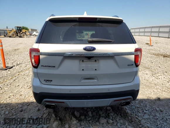 2016 Ford Explorer Platinum with VIN 1FM5K8HTXGGB92781, listed as a Copart auction lot 63209675 with 116,285 mi miles and Non repairable. Bid and sale history available at DreamBid. Image 6.