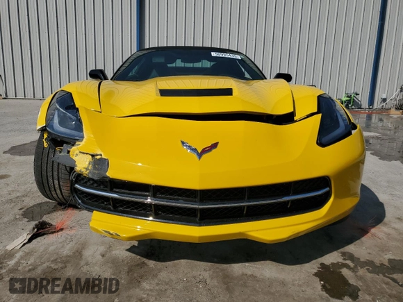 2014 Chevrolet Corvette Z51 1LT with VIN 1G1YH3D75E5129648, listed as a Copart auction lot 50995435 with 37,580 mi miles and Salvage Title. Bid and sale history available at carsss.com. Image 5.