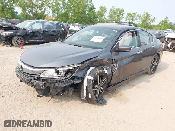 2016 Honda Accord Sport with VIN 1HGCR2F50GA112045, listed as a IAAI auction lot 42411609 with 152,318 mi miles and . Bid and sale history available at DreamBid. Image 2.