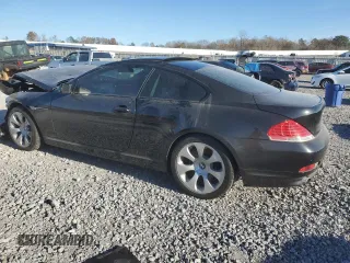 2007 BMW 6 Series 650i with VIN WBAEH13527CR53021, listed as a Copart auction lot 83057944 with 128,542 mi miles and Salvage Title. Bid and sale history available at carsss.com. Image 2.