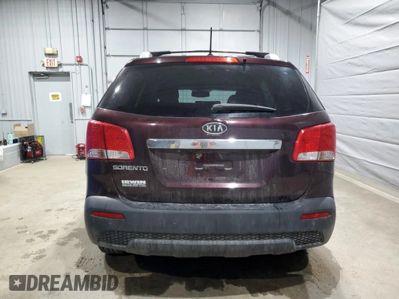 2011 Kia Sorento LX with VIN 5XYKT3A14BG131552, listed as a Copart auction lot 50732505 with 130,366 mi miles and Salvage Title. Bid and sale history available at DreamBid. Image 6.