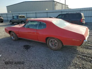 1968 Pontiac GTO z VIN 242378P364150, wystawiony jako Copart lot #77991494 z przebiegiem 45 628 mil mil oraz Szkoda całkowita • Salvage title. Historia ofert i sprzedaży dostępna na DreamBid. Obrazek 2.
