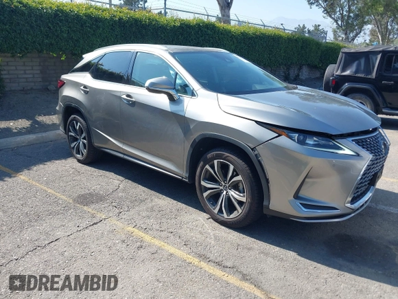 2020 Lexus RX 350 with VIN 2T2HZMAA3LC152884, listed as a IAAI auction lot 42216229 with 48,849 mi miles and . Bid and sale history available at DreamBid. Image 1.