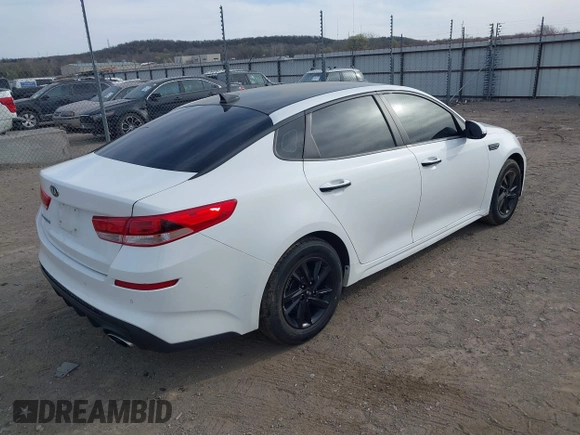 2020 Kia Optima LX with VIN 5XXGT4L33LG432264, listed as a IAAI auction lot 41840702 with 76,194 mi miles and . Bid and sale history available at DreamBid. Image 4.