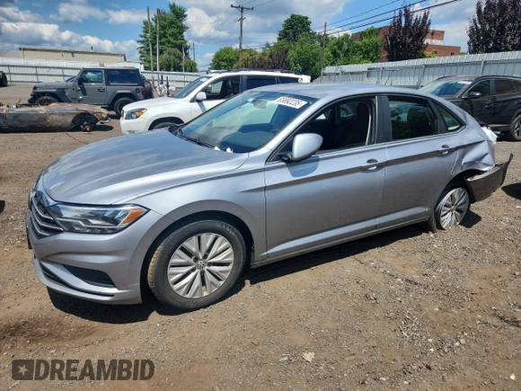 2019 Volkswagen Jetta S с VIN 3VWC57BU4KM227938, выставлен на аукционе Copart как лот 65892235 с пробегом 107 620 миль миль и Списание • Salvage title. История ставок и продаж доступна на DreamBid. Изображение 1.