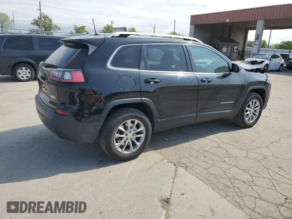 2019 Jeep Cherokee Latitude with VIN 1C4PJMCB9KD138616, listed as a Copart auction lot 56364645 with 116,241 mi miles and Salvage title. Bid and sale history available at DreamBid. Image 3.