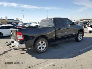 2020 Ram 1500 Big Horn with VIN 1C6RREBT2LN194482, listed as a Copart auction lot 45927605 with 64,308 mi miles and Salvage Title. Bid and sale history available at carsss.com. Image 3.