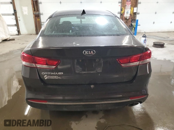 2018 Kia Optima LX with VIN KNAGT4L34J5235411, listed as a Copart auction lot 49803105 with 94,765 mi miles and Salvage Title. Bid and sale history available at carsss.com. Image 6.