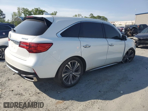 2020 Acura MDX Technology with VIN 5J8YD3H55LL010519, listed as a Copart auction lot 52609425 with 49,023 mi miles and Salvage title. Bid and sale history available at DreamBid. Image 3.