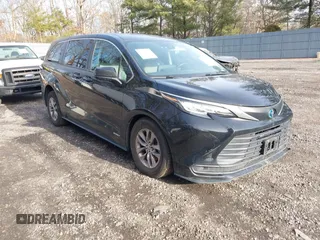 2021 Toyota Sienna LE z VIN 5TDKRKEC9MS043364, wystawiony jako IAAI lot #41515918 z przebiegiem 98 028 mil mil oraz . Historia ofert i sprzedaży dostępna na DreamBid. Obrazek 1.