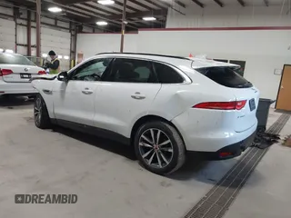 2018 Jaguar F-Pace 25t Prestige with VIN SADCK2FX3JA322638, listed as a IAAI auction lot 41935053 with 108,921 mi miles and . Bid and sale history available at DreamBid. Image 3.