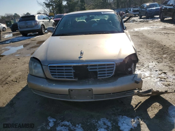 2005 Cadillac DeVille with VIN 1G6KD54Y65U167802, listed as a Copart auction lot 86577174 with 0 mi miles and Salvage Title. Bid and sale history available at carsss.com. Image 5.