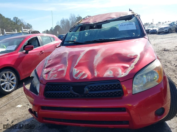 2007 Toyota RAV4 with VIN JTMZD33V075033937, listed as a IAAI auction lot 41452995 with 259,993 mi miles. Bid and sale history available at carsss.com. Image 6.
