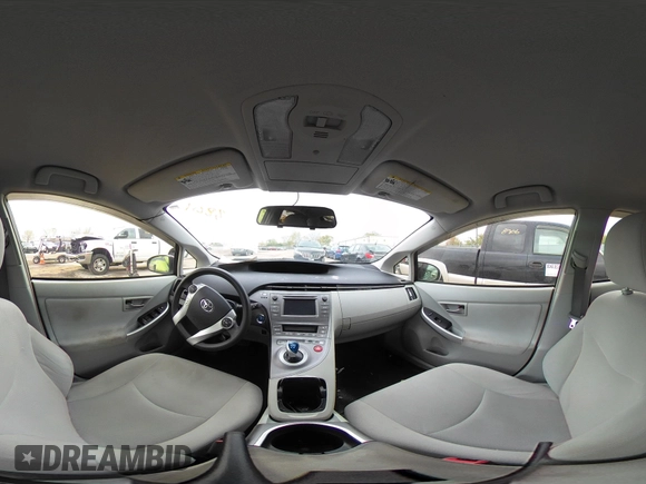 2013 Toyota Prius One with VIN JTDKN3DU0D5546170, listed as a IAAI auction lot 42193801 with 204,796 mi miles. Bid and sale history available at carsss.com. Image 18.