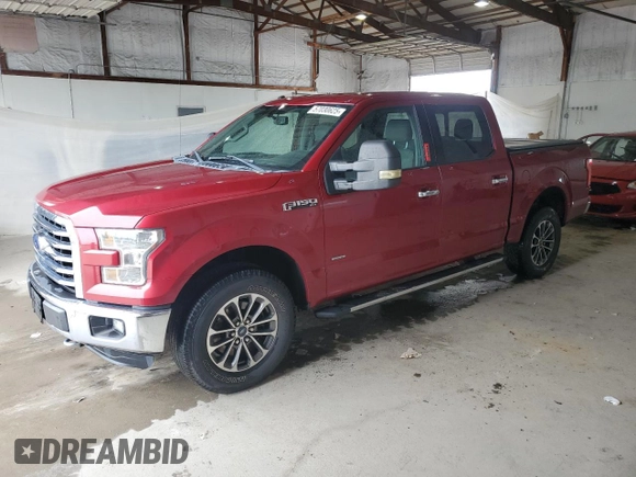 2016 Ford F-150 XLT with VIN 1FTEW1EG2GKF93746, listed as a Copart auction lot 57030625 with 124,989 mi miles and Salvage title. Bid and sale history available at DreamBid. Image 1.