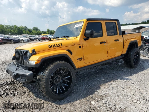2021 Jeep Gladiator Sport S с VIN 1C6HJTAG9ML561192, выставлен на аукционе Copart как лот 61616395 с пробегом 76 399 миль миль и Списание • Salvage title. История ставок и продаж доступна на DreamBid. Изображение 1.